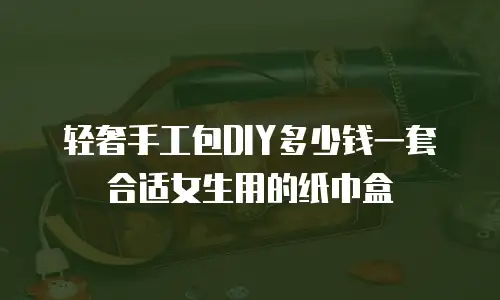 轻奢手工包DIY多少钱一套合适女生用的纸巾盒