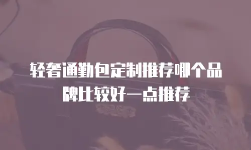 轻奢通勤包定制推荐哪个品牌比较好一点推荐