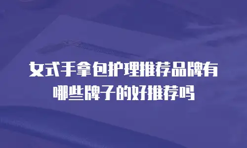 女式手拿包护理推荐品牌有哪些牌子的好推荐吗