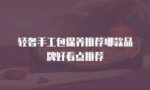 轻奢手工包保养推荐哪款品牌好看点推荐