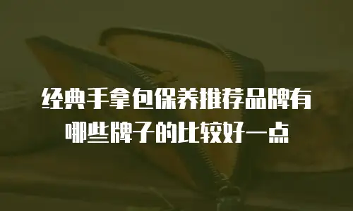 经典手拿包保养推荐品牌有哪些牌子的比较好一点
