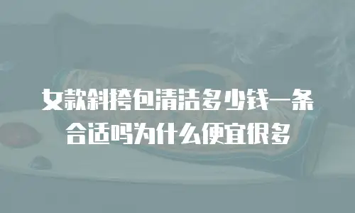 女款斜挎包清洁多少钱一条合适吗为什么便宜很多