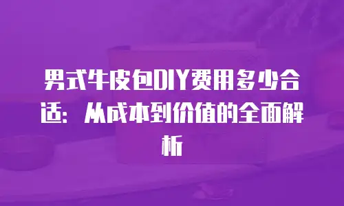 男式牛皮包DIY费用多少合适：从成本到价值的全面解析