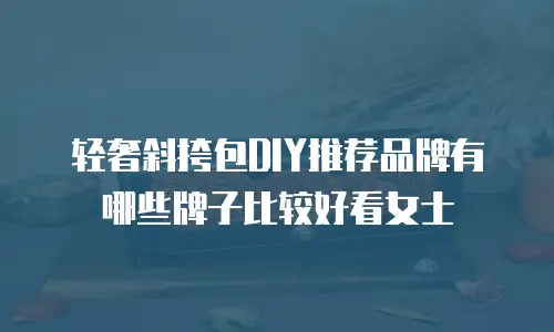 轻奢斜挎包DIY推荐品牌有哪些牌子比较好看女士