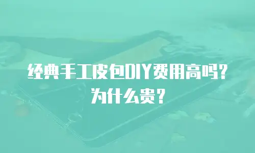 经典手工皮包DIY费用高吗？为什么贵？
