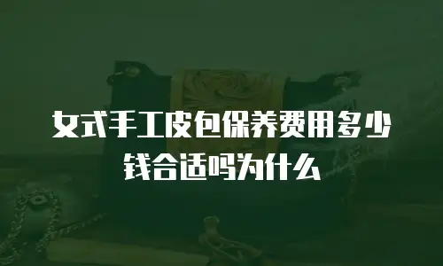 女式手工皮包保养费用多少钱合适吗为什么