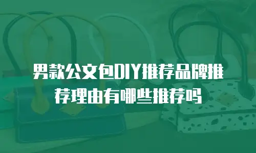 男款公文包DIY推荐品牌推荐理由有哪些推荐吗