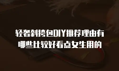 轻奢斜挎包DIY推荐理由有哪些比较好看点女生用的