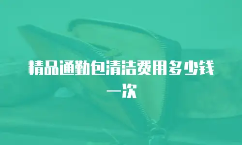 精品通勤包清洁费用多少钱一次
