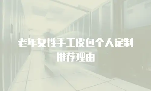 老年女性手工皮包个人定制推荐理由