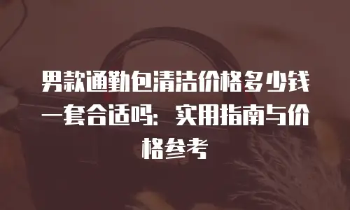男款通勤包清洁价格多少钱一套合适吗：实用指南与价格参考