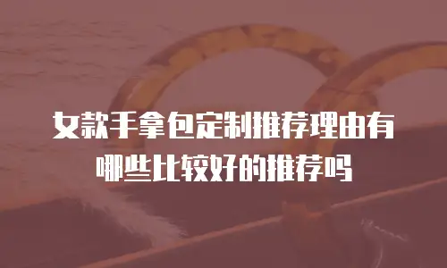 女款手拿包定制推荐理由有哪些比较好的推荐吗