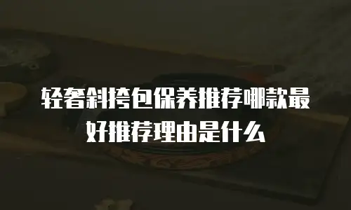 轻奢斜挎包保养推荐哪款最好推荐理由是什么