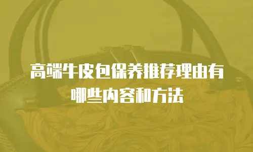 高端牛皮包保养推荐理由有哪些内容和方法