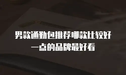 男款通勤包推荐哪款比较好一点的品牌最好看