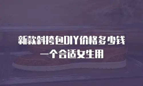 新款斜挎包DIY价格多少钱一个合适女生用