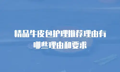 精品牛皮包护理推荐理由有哪些理由和要求