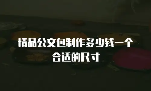 精品公文包制作多少钱一个合适的尺寸
