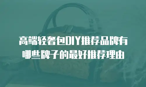 高端轻奢包DIY推荐品牌有哪些牌子的最好推荐理由