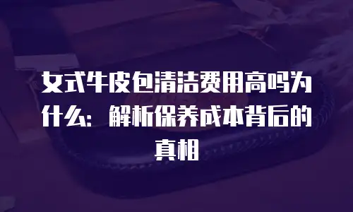 女式牛皮包清洁费用高吗为什么：解析保养成本背后的真相
