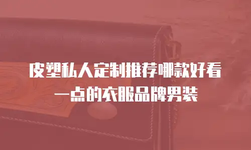 皮塑私人定制推荐哪款好看一点的衣服品牌男装