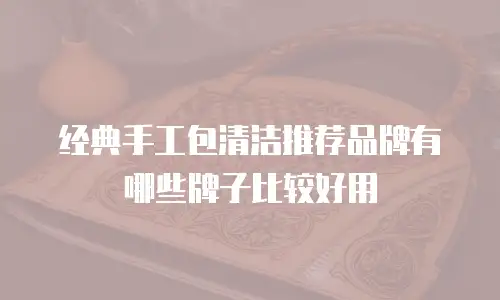 经典手工包清洁推荐品牌有哪些牌子比较好用