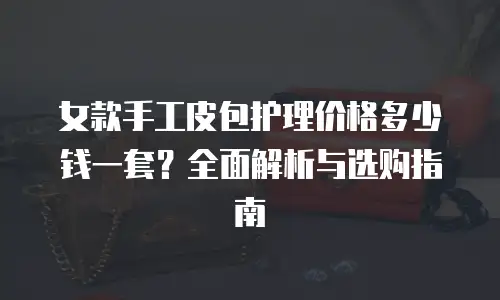 女款手工皮包护理价格多少钱一套？全面解析与选购指南