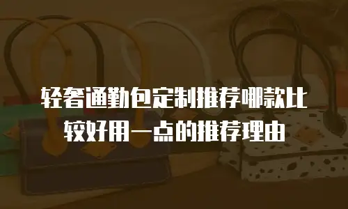 轻奢通勤包定制推荐哪款比较好用一点的推荐理由