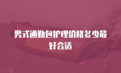 男式通勤包护理价格多少最好合适