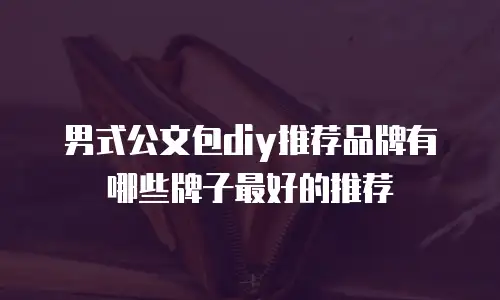 男式公文包diy推荐品牌有哪些牌子最好的推荐