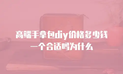高端手拿包diy价格多少钱一个合适吗为什么