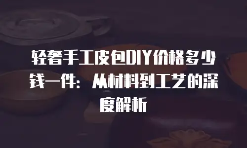 轻奢手工皮包DIY价格多少钱一件：从材料到工艺的深度解析