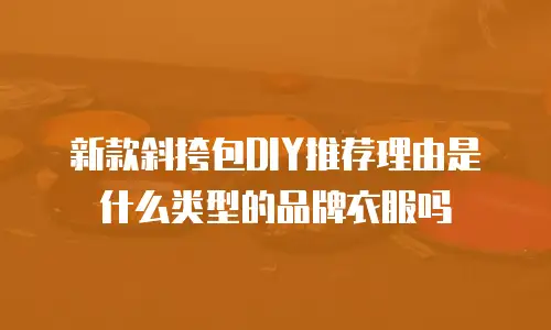 新款斜挎包DIY推荐理由是什么类型的品牌衣服吗