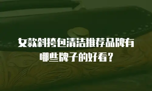 女款斜挎包清洁推荐品牌有哪些牌子的好看？