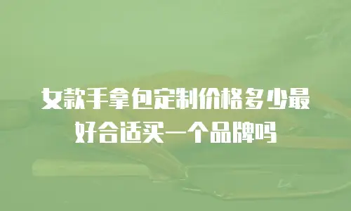 女款手拿包定制价格多少最好合适买一个品牌吗