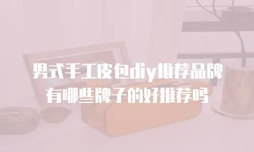 男式手工皮包diy推荐品牌有哪些牌子的好推荐吗