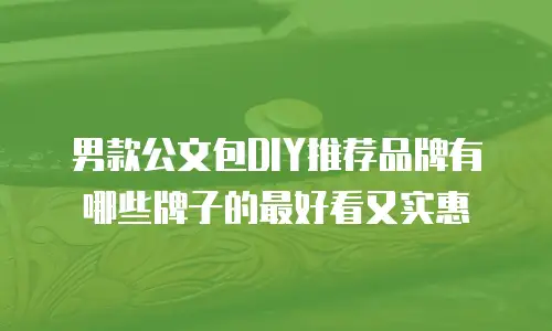 男款公文包DIY推荐品牌有哪些牌子的最好看又实惠
