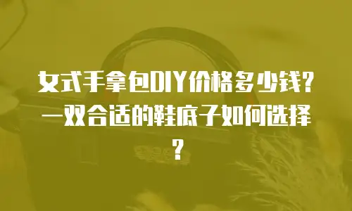 女式手拿包DIY价格多少钱？一双合适的鞋底子如何选择？
