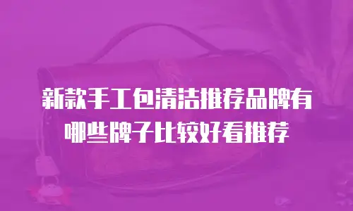 新款手工包清洁推荐品牌有哪些牌子比较好看推荐