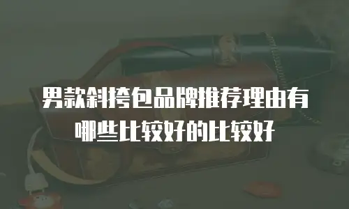 男款斜挎包品牌推荐理由有哪些比较好的比较好
