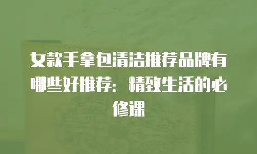 女款手拿包清洁推荐品牌有哪些好推荐：精致生活的必修课