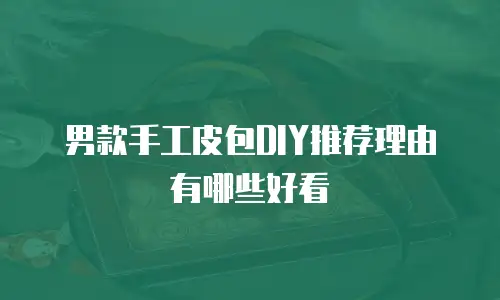 男款手工皮包DIY推荐理由有哪些好看