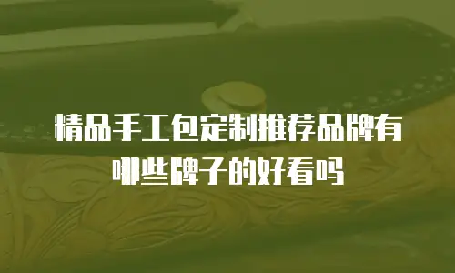 精品手工包定制推荐品牌有哪些牌子的好看吗