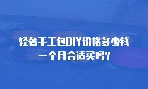 轻奢手工包DIY价格多少钱一个月合适买吗？