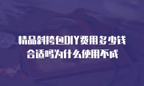 精品斜挎包DIY费用多少钱合适吗为什么使用不成