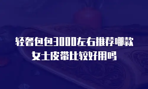 轻奢包包3000左右推荐哪款女士皮带比较好用吗