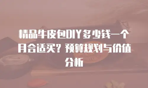 精品牛皮包DIY多少钱一个月合适买？预算规划与价值分析