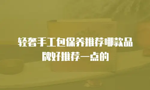 轻奢手工包保养推荐哪款品牌好推荐一点的