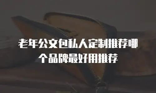 老年公文包私人定制推荐哪个品牌最好用推荐