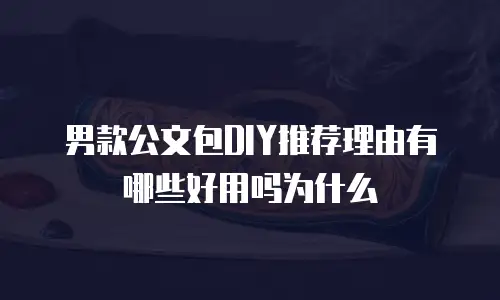 男款公文包DIY推荐理由有哪些好用吗为什么
